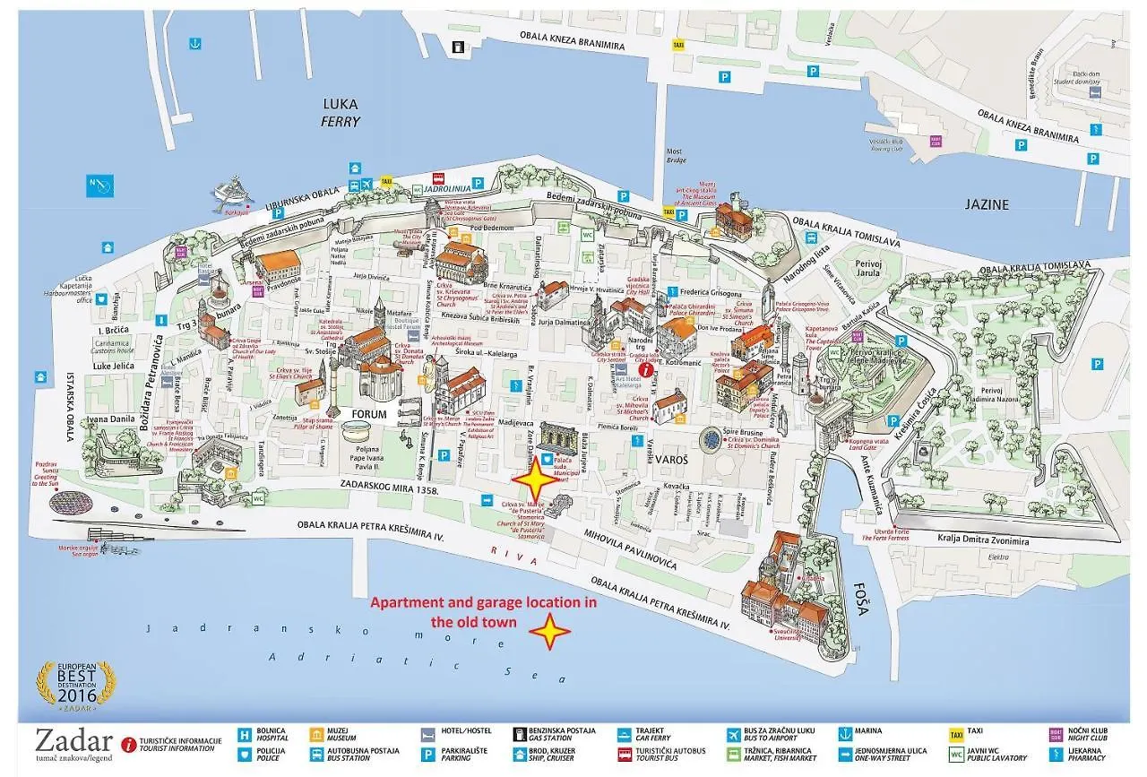 Sea Organ Apartment 1 & Garage For Free - Oldtown Croatie